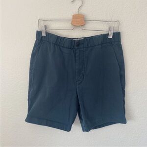 Everlane Men’s The Pull On Performance Chino Short Kingfisher Blue Sz M